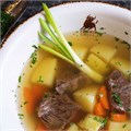 Суп с говяжьими щечками 10098